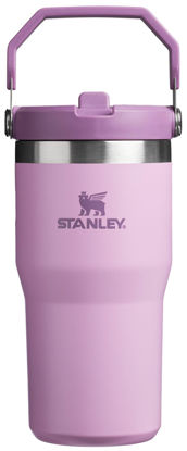 Picture of Stanley IceFlow Stainless Steel Tumbler - Vacuum Insulated Water Bottle for Home, Office or Car Reusable Cup with Straw Leak Resistant Flip Cold for 12 Hours or Iced for 2 Days, Lilac, 20OZ