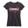 Picture of Team Fan Apparel NFL Womens Charcoal Relaxed Fit Tshirt, Football Apparel, Tagless Short Sleeve Tee (Arizona Cardinals - Black, Womens Medium)