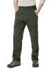 Picture of CQR Men's Tactical Pants Lightweight EDC Assault Cargo, Duratex(tlp104) - Green, 34W/36L