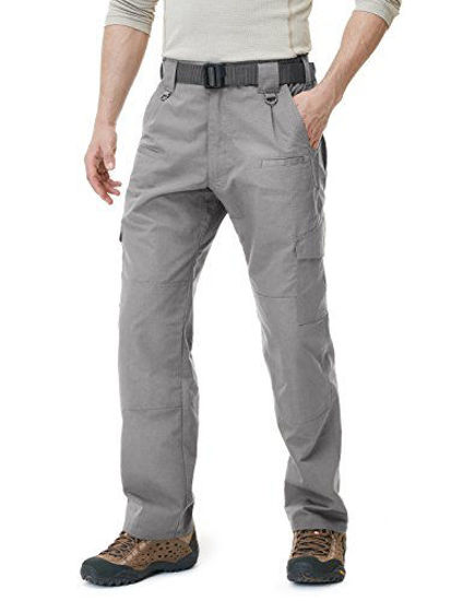 Picture of CQR Men's Tactical Pants Lightweight EDC Assault Cargo, Duratex(tlp104) - Stone, 34W/36L