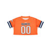 Picture of FOCO Denver Broncos NFL Womens Gameday Mesh Crop Top - Large