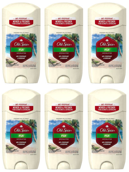 Picture of Old Spice Antiperspirant and Deodorant for Men Fiji with Palm Tree Scent 2.6 Oz (Pack of 6)