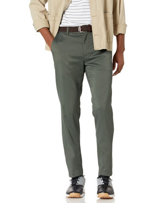 Picture of Amazon Essentials Men's Slim-Fit Stretch Golf Pant, Olive, 29W x 32L