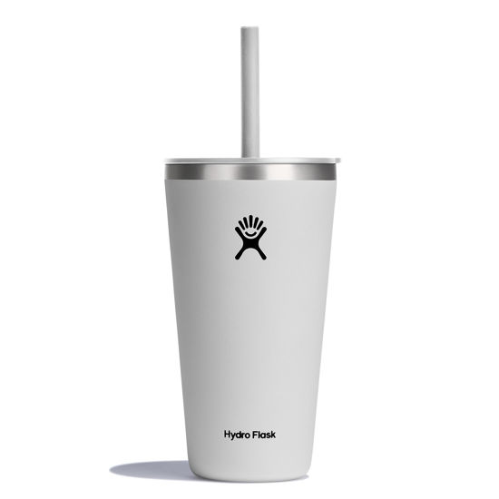 Picture of Hydro Flask 28 Oz All Around Tumbler Straw Lid White