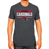 Picture of Team Fan Apparel NFL Adult Team Block Tagless T-Shirt - Cotton Blend - Charcoal - Perfect for Game Day - Comfort and Style (Arizona Cardinals - Black, Adult XX-Large)