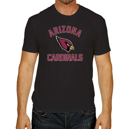 Picture of Team Fan Apparel NFL Adult Gameday T-Shirt - Cotton Blend - Tagless - Semi-Fitted - Unleash Your Team Spirit During Game Day (Arizona Cardinals - Black, Adult X-Large)