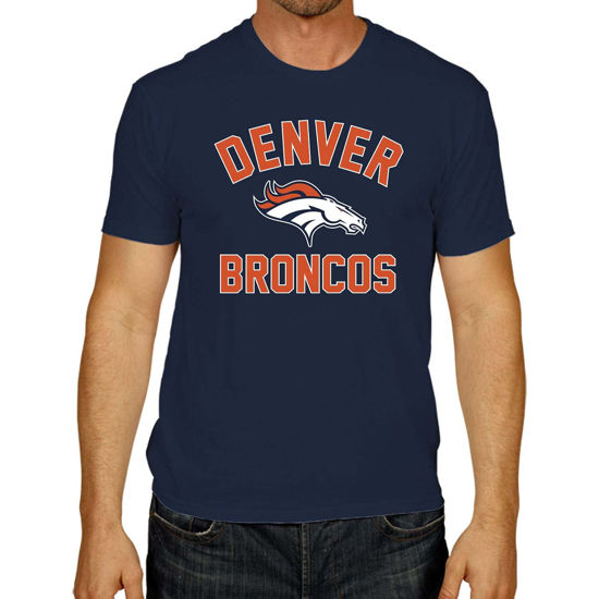 Picture of Team Fan Apparel NFL Adult Gameday T-Shirt - Cotton Blend - Tagless - Semi-Fitted - Unleash Your Team Spirit During Game Day (Denver Broncos - Blue, Adult Large)