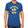 Picture of Team Fan Apparel NFL Adult Gameday T-Shirt - Cotton Blend - Tagless - Semi-Fitted - Unleash Your Team Spirit During Game Day (Los Angeles Rams - Blue, Adult XX-Large)