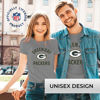 Picture of Team Fan Apparel NFL Adult Gameday T-Shirt - Cotton Blend - Tagless - Semi-Fitted - Unleash Your Team Spirit During Game Day (Green Bay Packers - Gray, Adult Large)