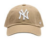 Picture of '47 New York Yankees Ballpark Clean Up Dad Hat Baseball Cap - Khaki