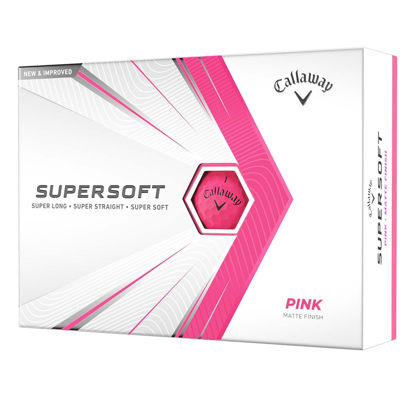 Picture of Callaway Golf Supersoft Golf Balls (2021 Version, Pink)