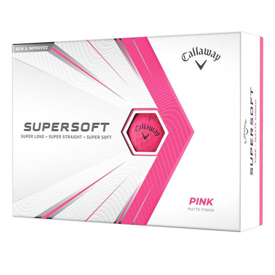 Picture of Callaway Golf Supersoft Golf Balls (2021 Version, Pink)