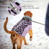 Picture of FUAMEY Dog Winter Coat,Dog Cold Weather Coats Dog Jackets with Zipper on Back with Harness Built in Dog Paded Vest Water Resistant Reflective Jacket for Small Medium Large Dogs Purple Leopard XS