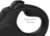 Picture of TUG Monochrome XL 360° Tangle-Free Retractable Dog Leash | 26 ft Strong Nylon Tape | One-Handed Brake, Pause, Lock (Extra Large, Black)