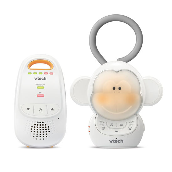 Picture of VTech DM1411 Audio Baby Monitor & Portable Soother Dual-Unit Rechargeable Battery, Long Range, Soft-Glow Night Light, Soothing Sounds & Lullabies, Digital Wireless Transmission, Sound Indicator