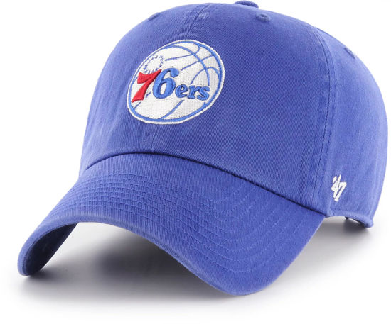 Picture of '47 NBA Unisex-Adult Clean Up Adjustable Hat Cap One Size Fits All (Philadelphia 76ers Alternate) Multi