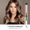 Picture of Hoson 1 3/4 Inch Curling Iron Large Barrel, 1.75 Long Barrel Curling Wand Dual Voltage, Ceramic Tourmaline Coating with LCD Display, Glove Include