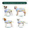 Picture of Kuoser Recovery Suit for Dogs Cats After Surgery, Professional Pet Recovery Shirt Dog Abdominal Wounds Bandages, Substitute E-Collar & Cone,Prevent Licking Dog Onesies Pet Surgery Recovery Suit