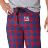 Picture of FOCO New York Giants NFL Mens Buffalo Check Lounge Pants - S