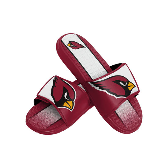 Picture of FOCO Arizona Cardinals NFL Mens Team Stripe Gel Slide - S