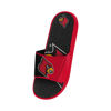 Picture of FOCO Louisville Cardinals NCAA Mens Colorblock Big Logo Gel Slides - S