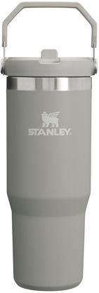 Picture of Stanley IceFlow Stainless Steel Tumbler - Vacuum Insulated Water Bottle for Home, Office or Car Reusable Cup with Straw Leak Resistant Flip Cold for 12 Hours or Iced for 2 Days, Ash, 30OZ