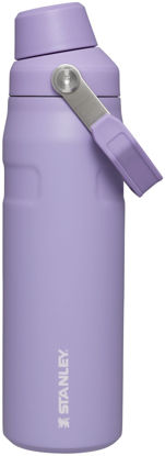 Picture of Stanley IceFlow Fast Flow Water Bottle 24 OZ | Angled Spout Lid | Lightweight & Leakproof for Travel & Gym | Insulated Stainless Steel | BPA-Free | Lavender