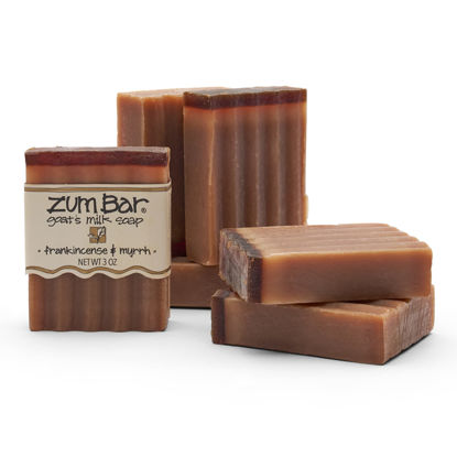 Picture of Zum Bar Goat's Milk Soap - Frankincense and Myrrh - 3 oz (6 Pack)