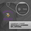 Picture of Team Fan Apparel NFL Adult Gameday T-Shirt - Cotton Blend - Tagless - Semi-Fitted - Unleash Your Team Spirit During Game Day (Minnesota Vikings - Gray, Adult Large)