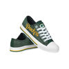 Picture of FOCO Green Bay Packers NFL Womens Color Glitter Canvas Shoes - 6