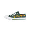 Picture of FOCO Green Bay Packers NFL Womens Color Glitter Canvas Shoes - 6