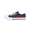 Picture of FOCO New England Patriots NFL Womens Color Glitter Canvas Shoes - 9