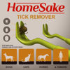 Picture of HomeSake Tick Removal Tool for Dogs, Cats and Humans | Removes Entire Head & Body | Pain-Free Ticks Remover | 100% Chemical-Free |9 Packs of 3