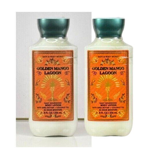 Picture of Bath & Body Works Body Lotion Pack of 2, 8oz Each (Golden Mango Lagoon)