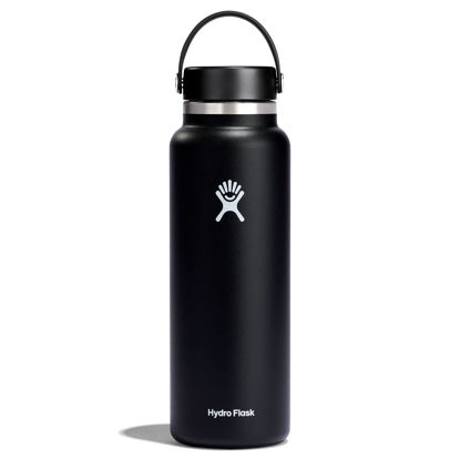 Picture of Hydro Flask Wide Flex Cap Black 40 Oz