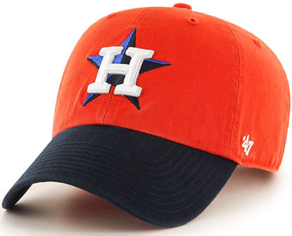 Picture of '47 MLB Two Tone Clean Up Adjustable Hat, Adult One Size Fits All (Houston Astros)