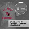 Picture of Team Fan Apparel NFL Adult Gameday T-Shirt - Cotton Blend - Tagless - Semi-Fitted - Unleash Your Team Spirit During Game Day (Arizona Cardinals - Gray, Adult XX-Large)