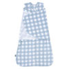 Picture of HALO Micro-Fleece Sleepsack Swaddle, 3-Way Adjustable Wearable Blanket, TOG 3.0, Gingham Blue, Newborn, 0-3 Months