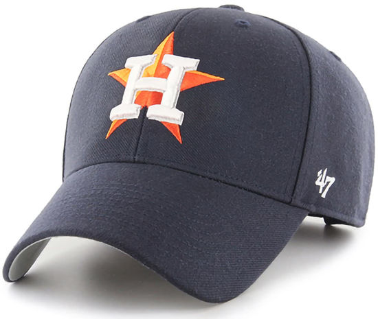 Picture of '47 MLB Team Color MVP Adjustable Hat, Adult One Size Fits All (as1, Alpha, one_Size, Houston Astros)