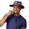 Picture of FOCO Baltimore Ravens NFL Cropped Big Logo Hybrid Boonie Hat