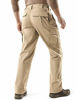 Picture of CQR Men's Tactical Pants, Water Repellent Ripstop Cargo Pants, Lightweight EDC Hiking Work Pants, Outdoor Apparel, Duratex(tlp106) - Khaki, 36W x 34L