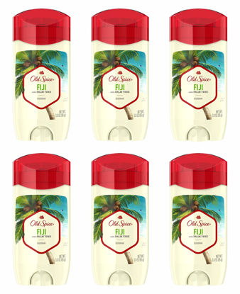 Picture of Old Spice Deodorant for Men Fiji with Palm Tree Scent Inspired by Nature, Fresher's Collection - 3 Oz / 85g x 6 Pack