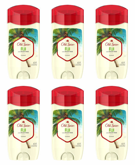 Picture of Old Spice Deodorant for Men Fiji with Palm Tree Scent Inspired by Nature, Fresher's Collection - 3 Oz / 85g x 6 Pack