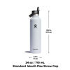 Picture of Hydro Flask Standard Flex Straw Cap Oat 24 Oz