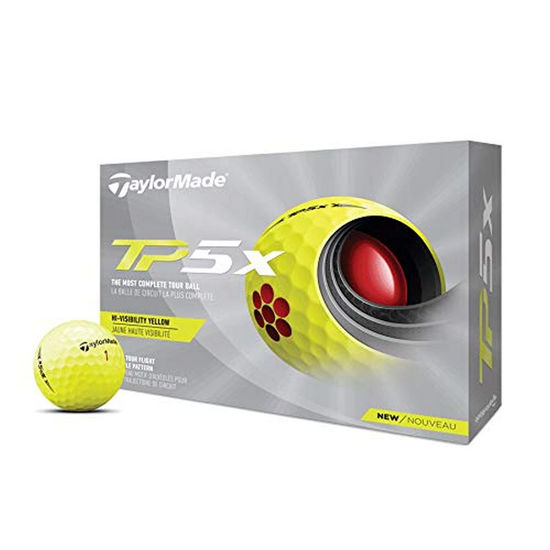 Picture of TaylorMade 2021 Yellow TP5x Golf Balls