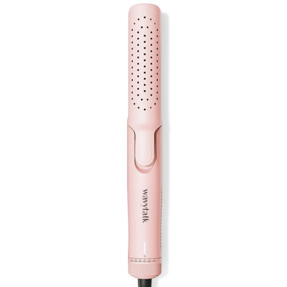 Picture of Wavytalk 1 Inch Curling Iron, Airflow Styler with 360° Cooling Air to Lock in Curls Quicker, Hair Straightener and Curler 2 in 1 for All Hair Types, Pink