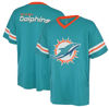 Picture of Outerstuff NFL Kids Youth 4-20 Official Game Day Team Jersey (as1, Numeric, Numeric_7, Regular, Miami Dolphins - Aqua)