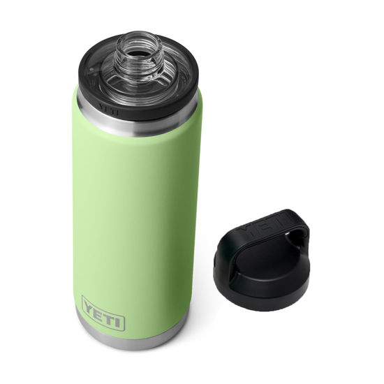 Picture of YETI Rambler 26 oz Bottle, Vacuum Insulated, Stainless Steel with Chug Cap, Key Lime