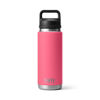 Picture of YETI Rambler 26 oz Bottle, Vacuum Insulated, Stainless Steel with Chug Cap, Tropical Pink