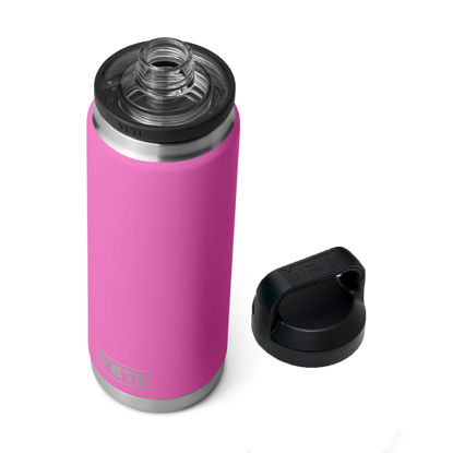 Picture of YETI Rambler 26 oz Bottle, Vacuum Insulated, Stainless Steel with Chug Cap, Wildflower Fuchsia